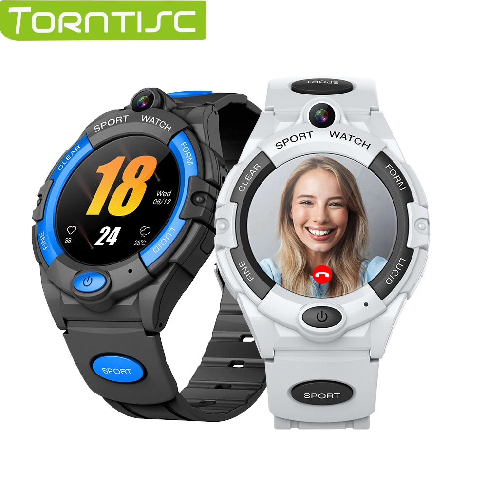 Детские умные часы Torntisc I10 4G WiFi sim-карта видеозвонок SOS GPS трекер детские для