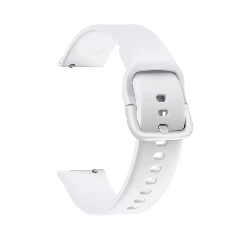 Sleek 20mm Silicone Sport Watchband - Universal Fit Bracelet Strap