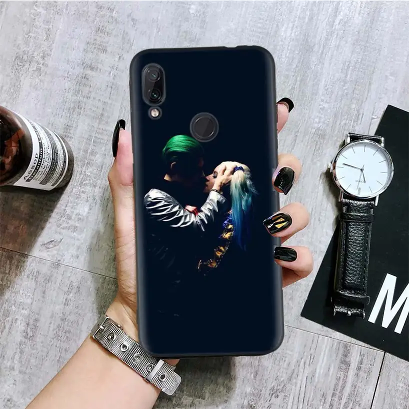 Suicide Squad Joker Harley Quinn Margot Robbie Black Cover Phone Case for Xiaomi Redmi Note 8 7 7S 7A 6 S2 GO K20 Pro 6A Mi 6X 5 - Цвет: BA316-10