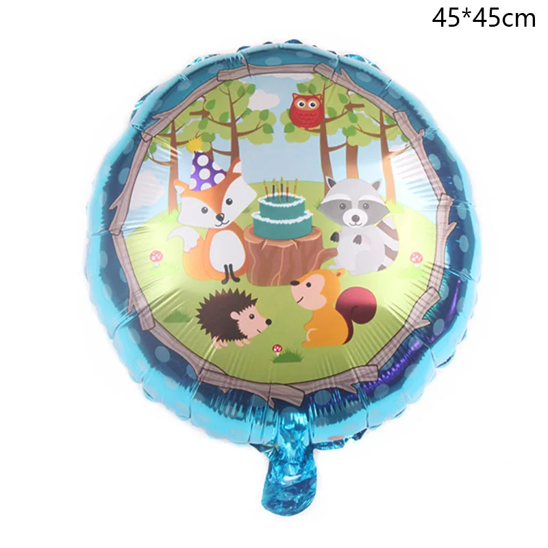 15 шт. мультяшная ферма райские воздушные шары для украшения вечеринок Globos пастбище животные фольга гелиевые воздушные шары с коровой детские игрушки точка латексный шар