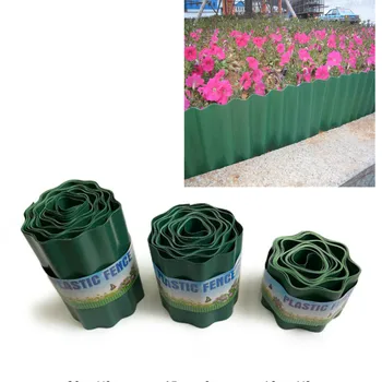 

Garden diy Decorative Tools Lawn Edging DIY Fence Flower Protect Path Palisade Flexible Grass Wall Ripple Shape Lawn Edge Decora