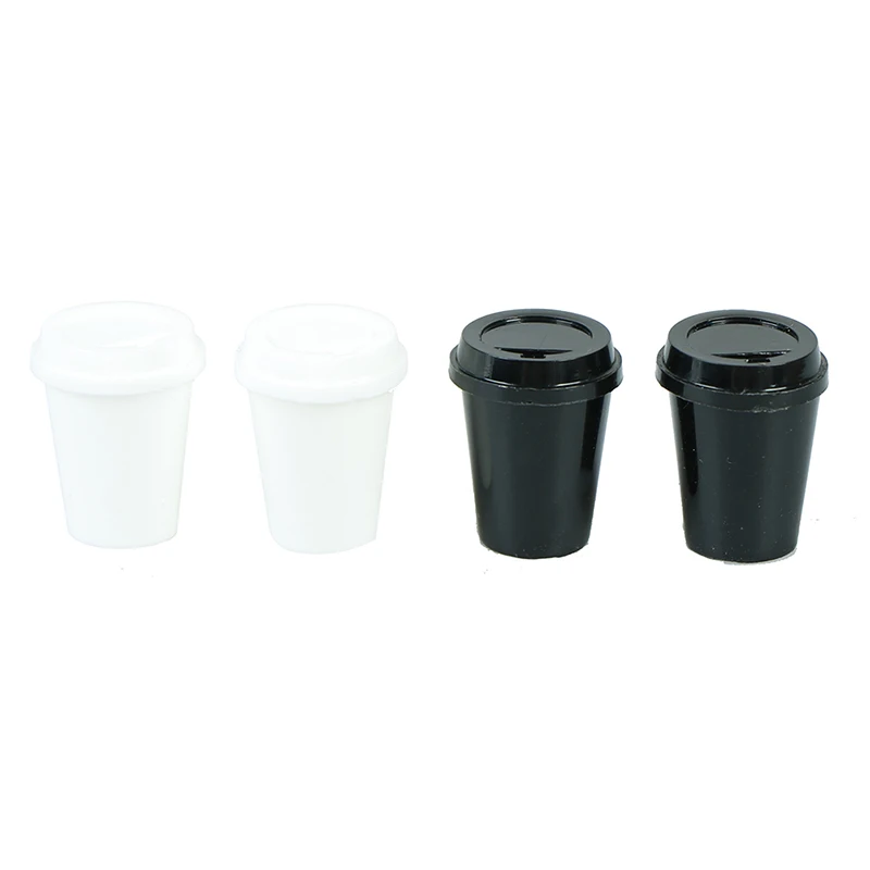 

Mini Simulation Room Food Drink Cup For Doll DIY Miniature Dollhouse Coffee Empty Cup Drink Kitchen Toys World Dolls Accessories