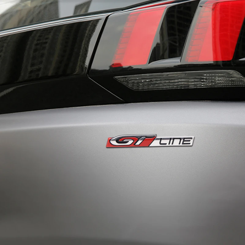 For Peugeot 3008 5008 2017 2018 2019 2020 2021 2022 Gt Line Side Badge Emblem Sticker Car Accessories Rear Trunk Decal Trim Chromium Styling Aliexpress