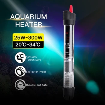 

25W/50W/100W/200W/300W Aquarium Heater Heater For Aquarium Fish Tank Energy Saving Automatic Constant Temperature Heating Rod