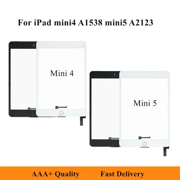 

7.9" Touch Screen For iPad mini 4 mini4 A1538 A1550 Tablet Front Glass Panel Assembly With Home Button For iPad mini 5 A2133