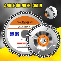 Disque de scie pour meuleuse d'angle 4 "/5", lame de chaîne, plaque circulaire LBE 