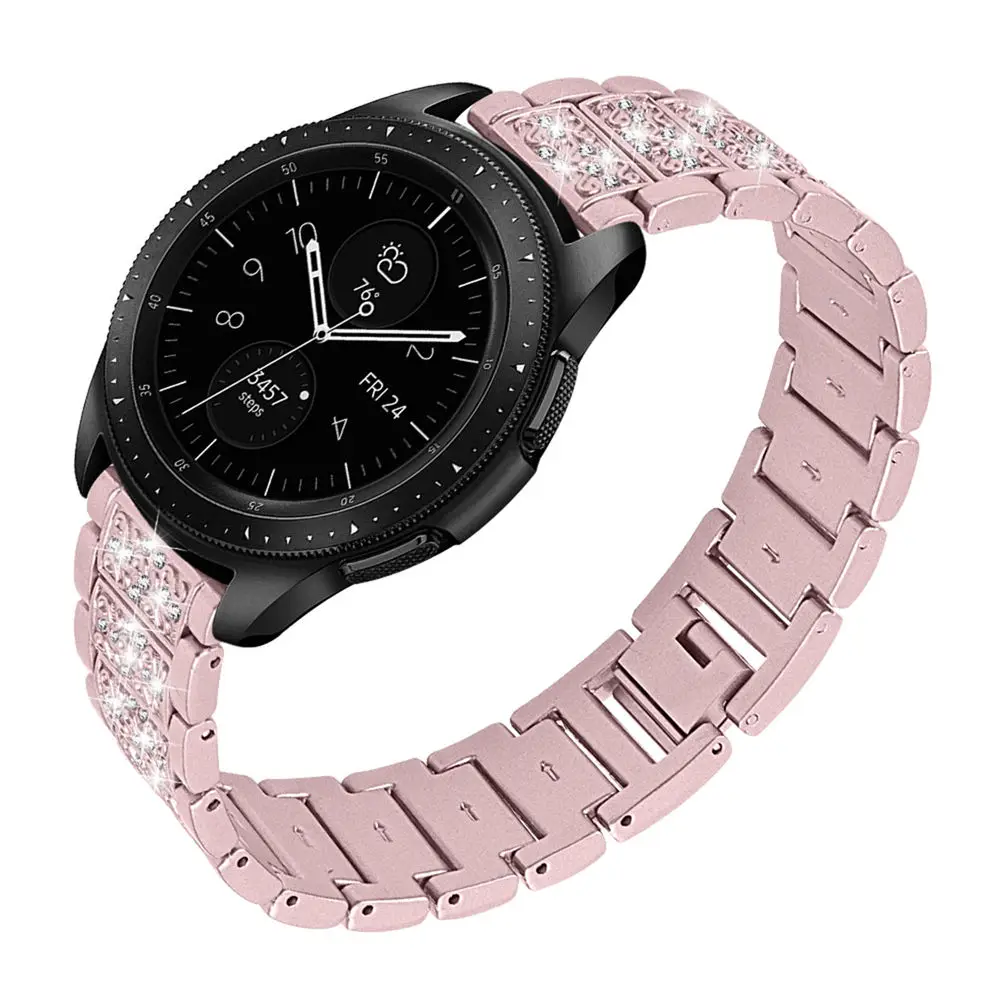 Для samsung Galaxy Watch band шикарные часы, украшенные драгоценными камнями 46 мм 42 мм активный ремешок для часов сменный Браслет для samsung gear S3 Classic sam