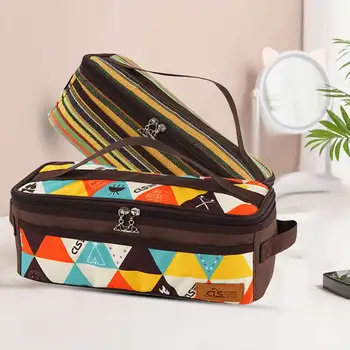 

Cosmetic Bag Korean Style Women Makeup Bags Pouch Toiletry Bag Waterproof Makeup Organizer Case Cookware Storage Bag