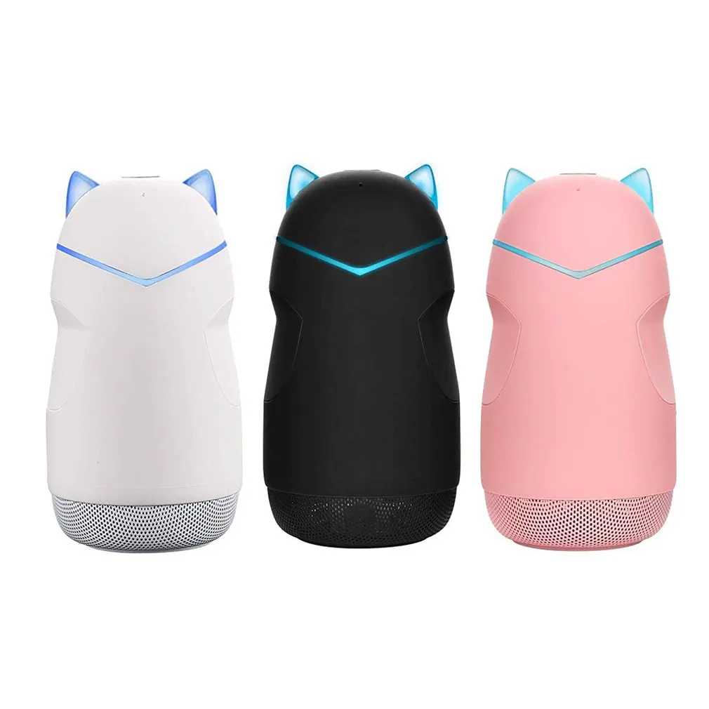 

Portable bluetooth speakers Mini Wireless Speaker Wireless 4.2 Cat Shape Speakers Support Handfree Tf Card Play With Led Light