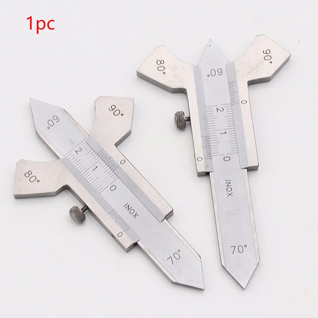 Fillet Weld Metalworking Stainless Steel Mini Measuring Tool Test Ruler Inspection Gage Throat Depth Welding Gauge Portable