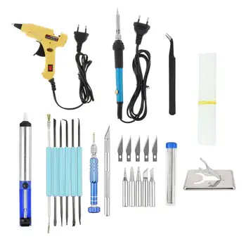 

Heat Glue Guns Electric Soldering iron Kit DIY 12Pcs