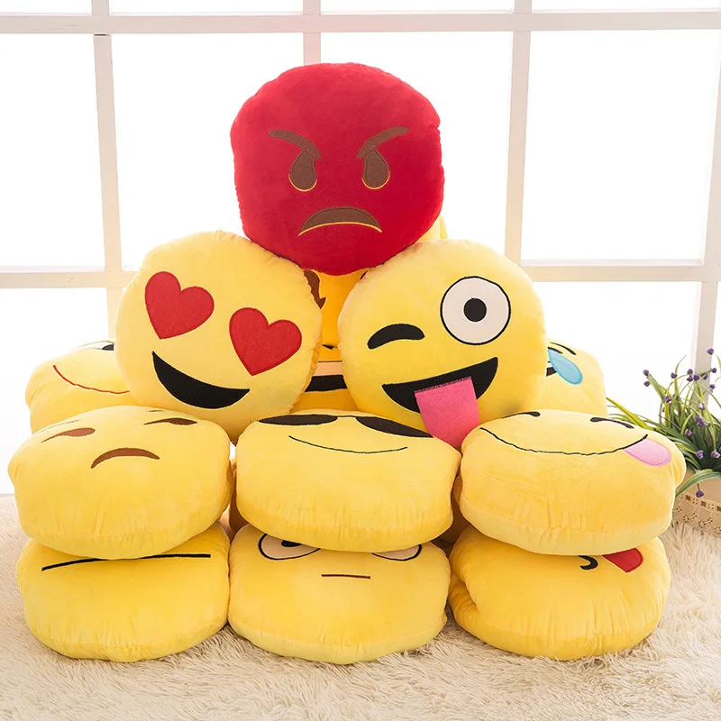 New Style Creative QQ Expression Hand Well Pillow Hand Pillow Lumbar Support Pillow Hand Warmer Customizable