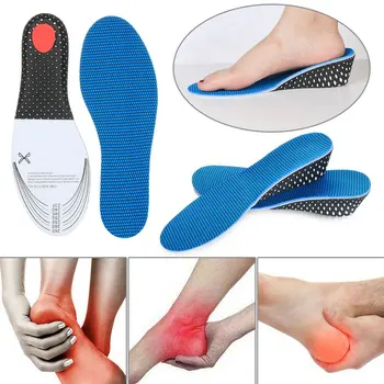 

Hot Invisible Height Increase Insoles Memory Foam Shock Absorbing Orthotic for Women Men t6