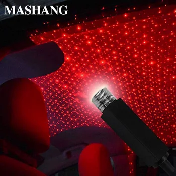 

Mini LED star projector Laser light USB car DJ effects disco light indoor ambient stage night lamp New Year Christmas decoration