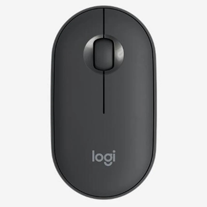 Беспроводная Bluetooth мышь logitech Pebble 1000 dpi, бесшумная Высокоточная оптическая Трекинговая мышь для домашнего офиса, мышь двойного использования