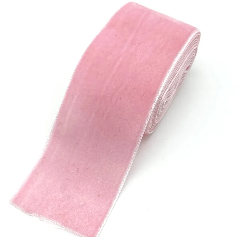 2 yards 40mm Velvet Ribbon Wedding Party Decoration Handmade Gift Wrapping Hair Bowknot DIY