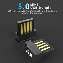 Беспроводной адаптер с Bluetooth 5,0 Bluetooth аудио приемник 20(m) подключи и играй для USB рабочего стола 10(Мбит/с) компьютера