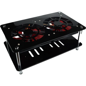 

Router cooling fan Light cat Cooling rack 12V independent power supply Automatic temperature control speed control With switch