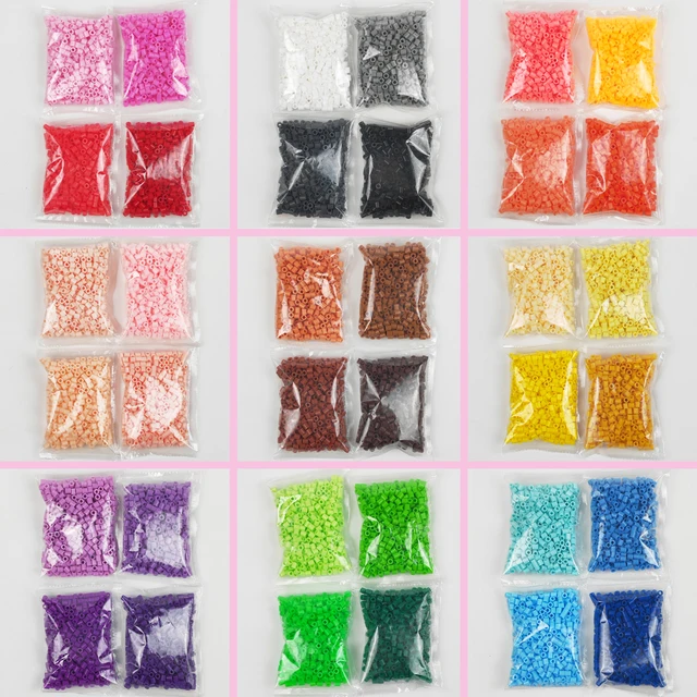 5MM Iron Beads 2000PCs Pixel Puzzle Iron Beads Mix Colors for kids Hama Beads Perler Beads Diy High Quality Handmade Gift toy 1