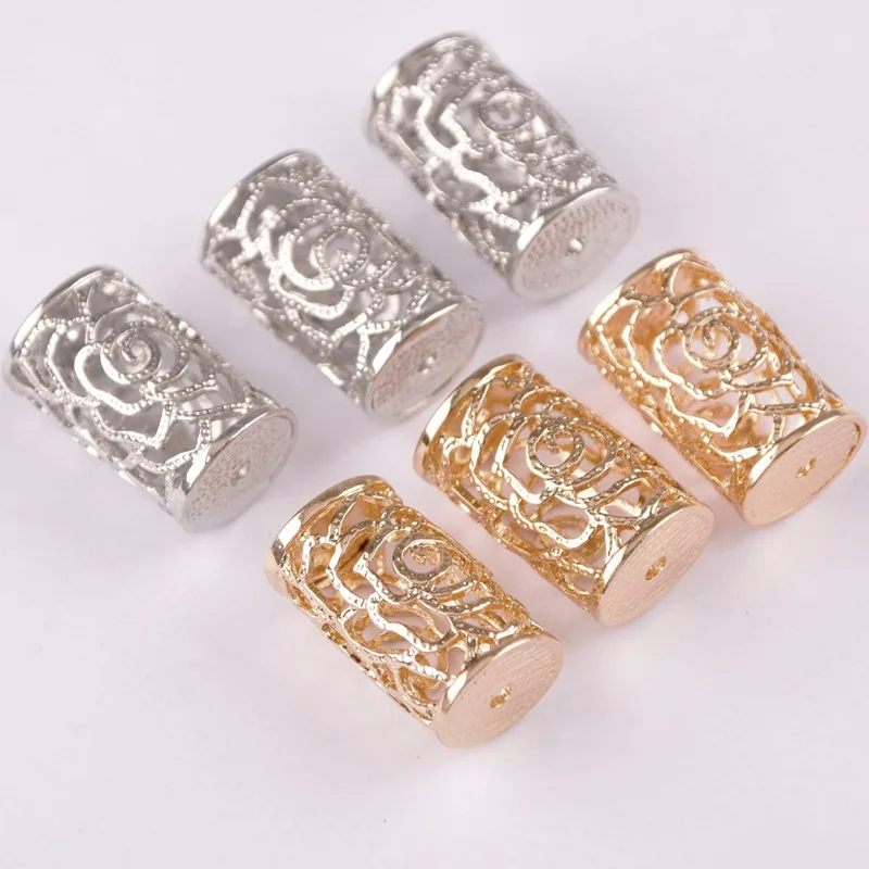 

10pcs Fashion African Beads for Jewelry Making Findings Accessories 14*16*26mm Spacer Beads Column shape Column shape