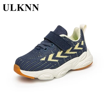 

ULKNN Blue Casual Shoes For Baby 2020 Autumn Children Sports Shoes Small Boys and Girls Healthy Shoes Subnet Breathable