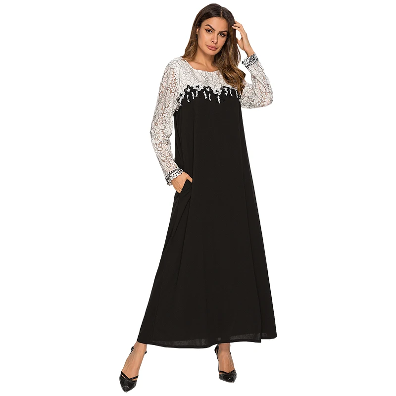 

Lace Sequin Abaya Kimono Cardigan Hijab Muslim Dress Kaftan Dubai Turkey Caftan Islamic Clothing For Women Ramadan Abayas Robe