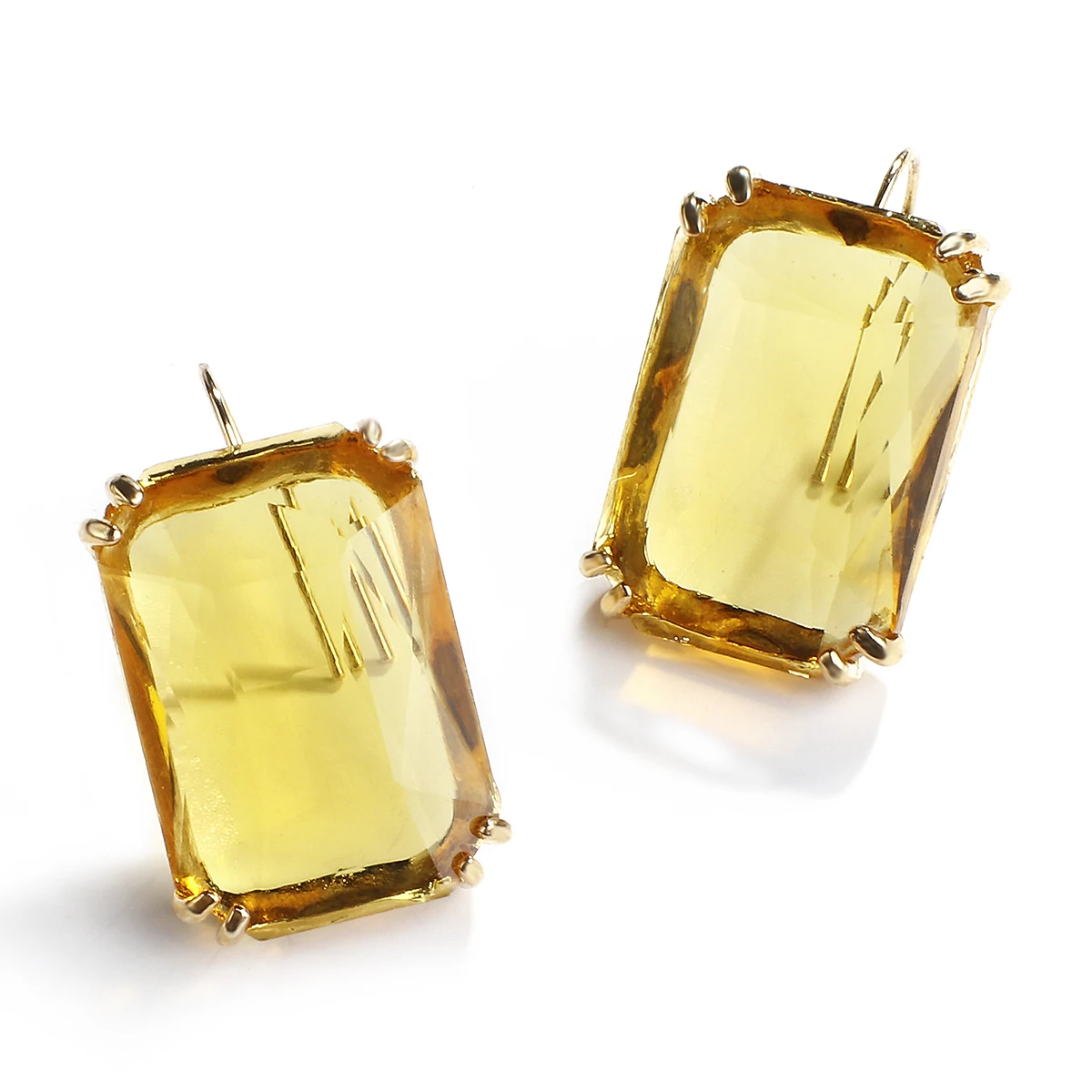 AMORCOME ярких цветов в Корейском стиле с украшением виде кристаллов серьги капель