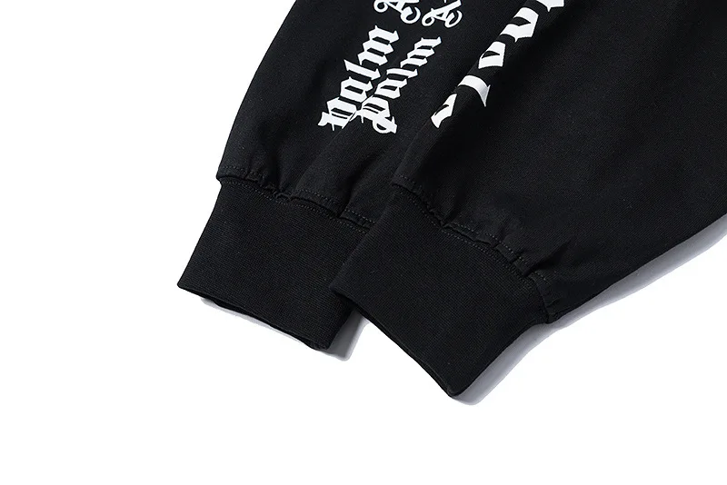 Plam Printed Letter Crew Neck Pullover Autumn And Winter Casual Base Shirt Europe And America Popular Brand Teenager Long Sleeve