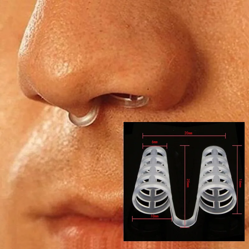 

Anti Snoring Easy Breathe Sleep Nose Clip Snore Stopper Aid Apnea Dilators Device Congestion Aid No Strips Cones Stop Snore