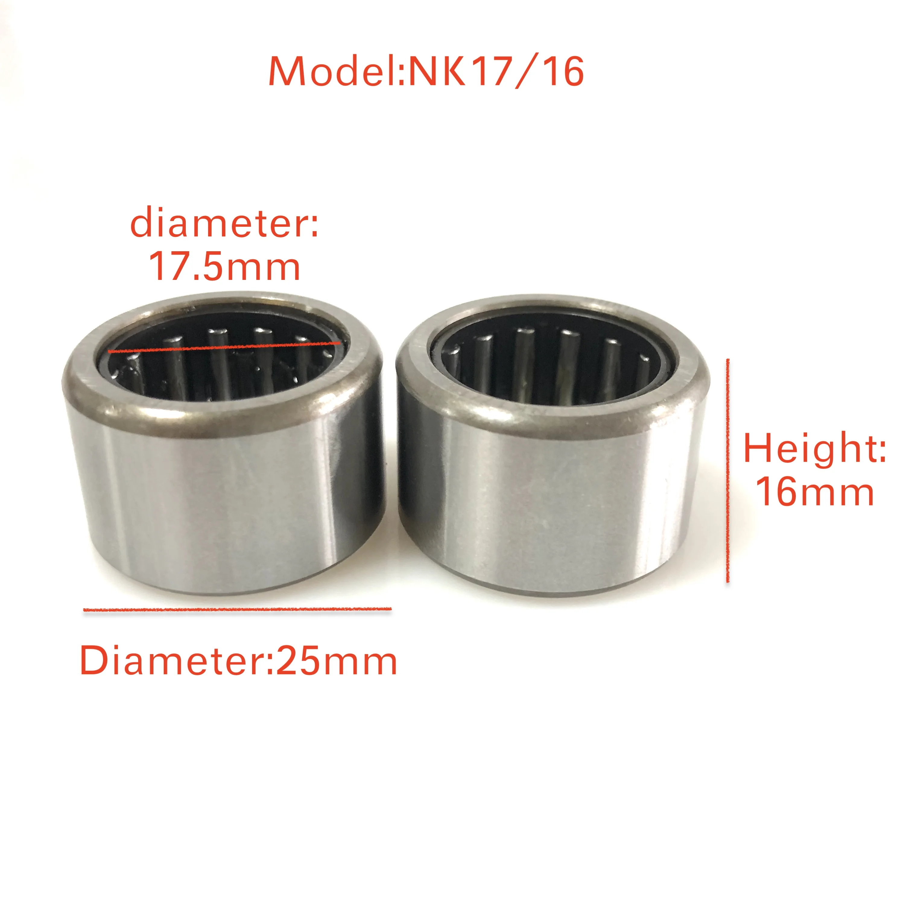 Подшипник NK17/16 Для Bafang BBS0102 &amp BBS01B02B BBSHD запасная часть для замены игольчатого