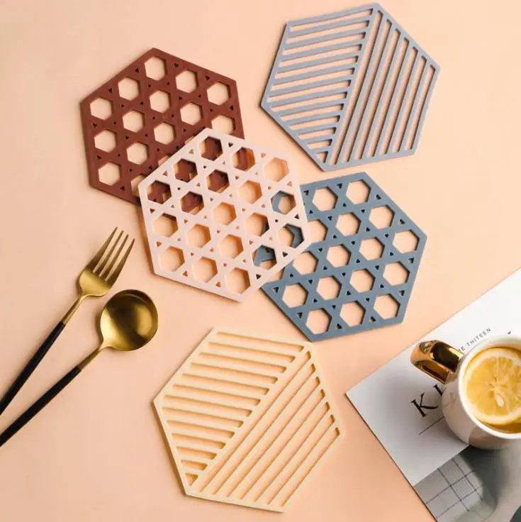 

Tableware Insulation Mat Cup Coaster Heat-insulated Bowl Pad High heat-resistance Pot Holder For Hot Dishes SN3755