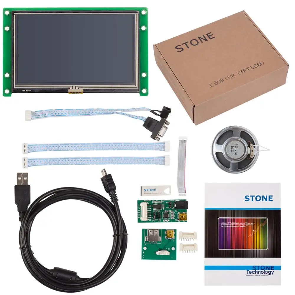 4,3 дюймовый цветной HMI TFT ЖК-дисплей модуль с платой контроллера+ программа