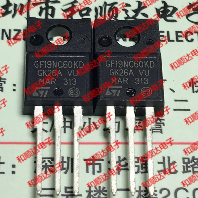 5 шт./STGF19NC60KD TO-220F 600V 19A TO220F