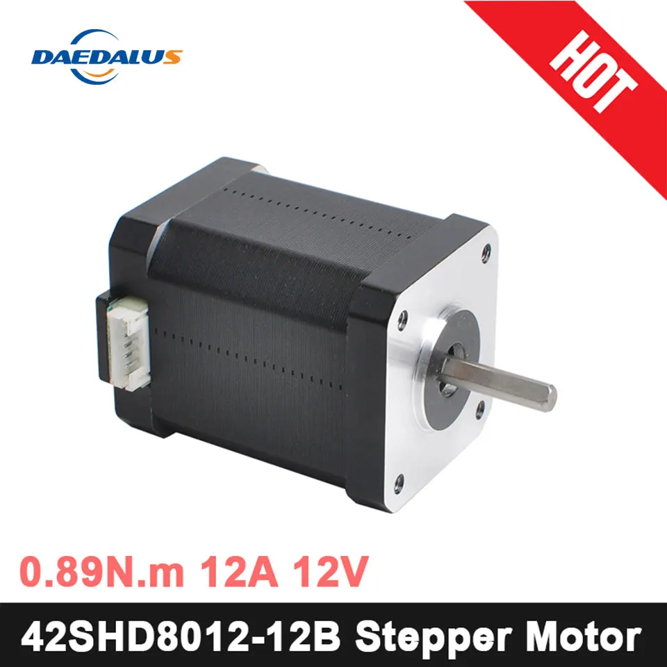 Nema17 шаговый двигатель 42SHD8012-12B 42 Мотор Nema 17 мотор 0.89N. m 2A 2 фазы CNC XYZ 3d принтер для