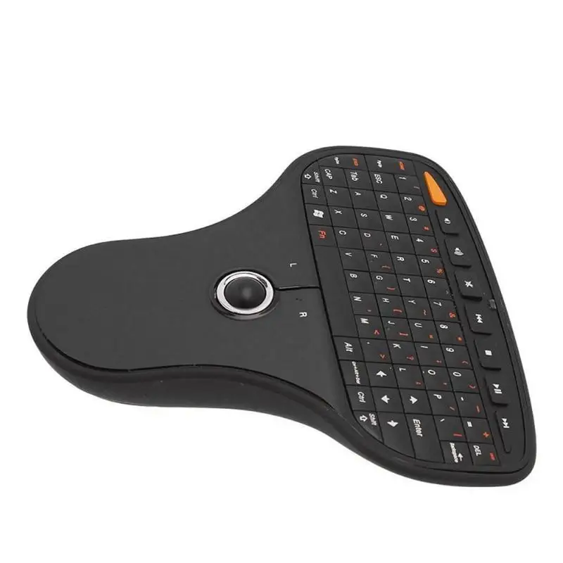N5901 трекбол Air mouse 2,4 ГГц мини беспроводной, мультимедийный пластик приема миниатюрные приемники дистанционного управления с клавиатурой