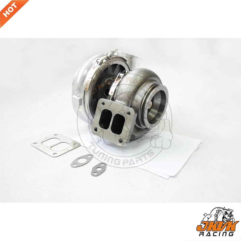 JKVK RACING GTX4202R заготовка T4 фланец двойной керамический шариковый подшипник V-band Turbo A/R 0,69 компрессор A/R 1,15 корпус турбины