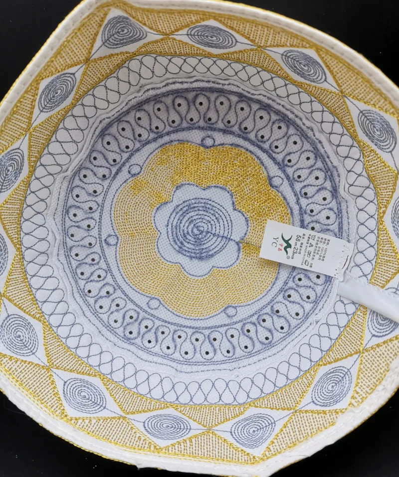 Men Arab Caps Kidouch Yellow Gray Islamique Chapeau Hats Muslim Nigerian Traditional Gorro Turco