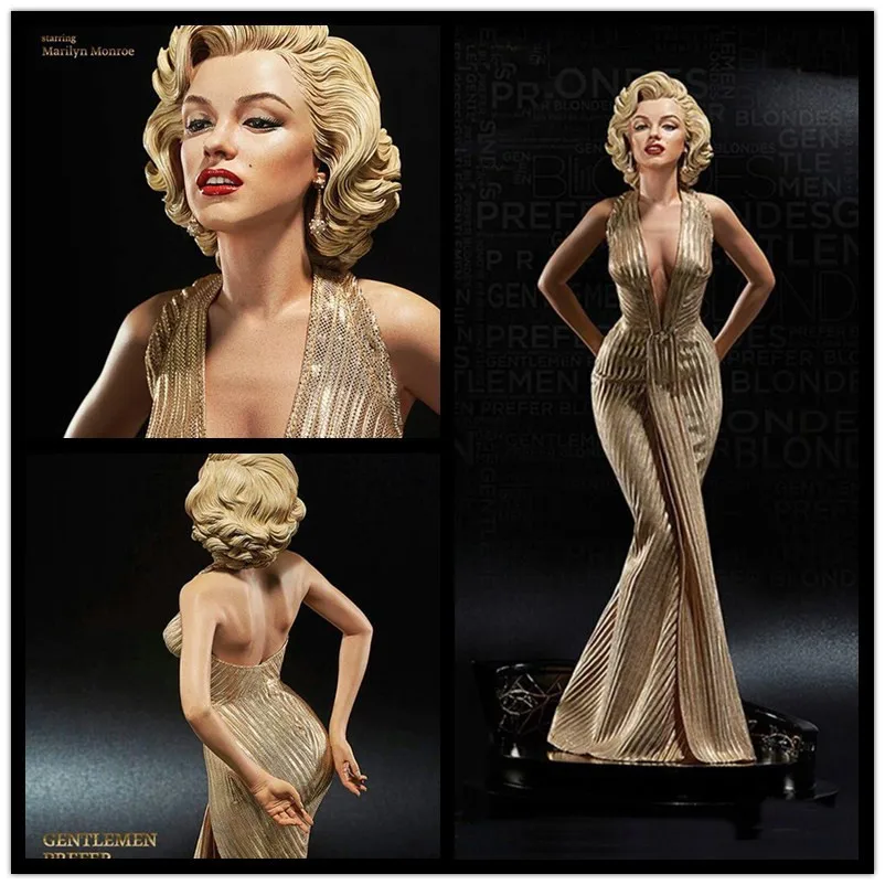 

40cm Marilyn Monroe Statue 1/4 Scale Figure High Quality Sexy Beauty Pvc Figurines Decoration Colection Toys Celebrity Figures