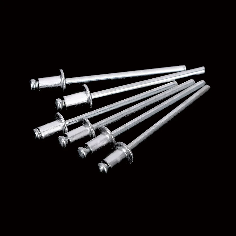 100Pcs Practical Metalworking Home Pull Nails Pop Rivet Aluminium Blind Rivets Round Head For Furniture Assortment