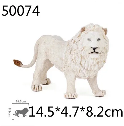 Papo wild animal пластиковая модель моделирование, игрушечный тигр, Лев, медведь Гепард, животное модель - Цвет: 50074
