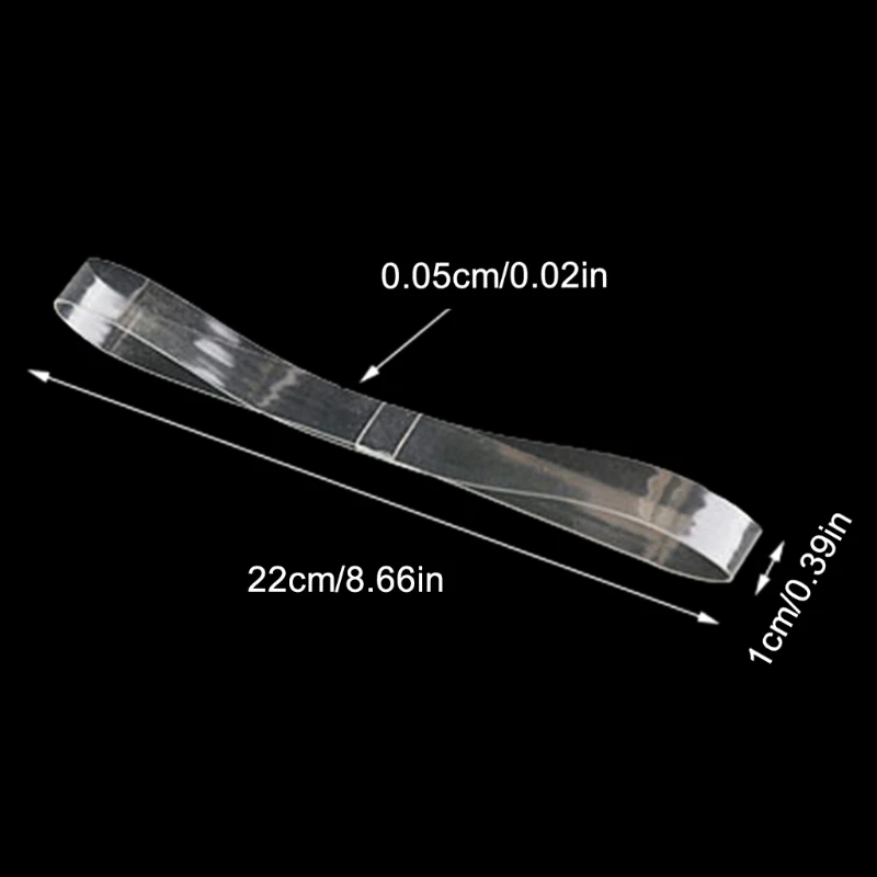 

2pcs Shoe Strings Transparent Invisible Women High Heels TPU Band Strap Elastic