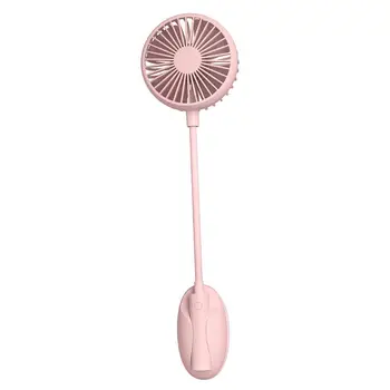 

Hands Free Neck Fan USB Rechargeable 3 Speed Car Flexible Baby Stroller Clip Fan N1HD