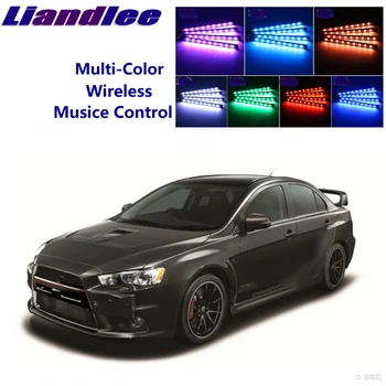 

LiandLee Car Interior Floor Decorative Atmosphere Seats Accent Ambient Neon light For Mitsubishi Pajero MK4 2006~onwork