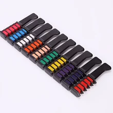 Hair Pro мини мелки 6 цветов для волос многоцветная краска для волос Расческа Уход за волосами Инструменты для укладки