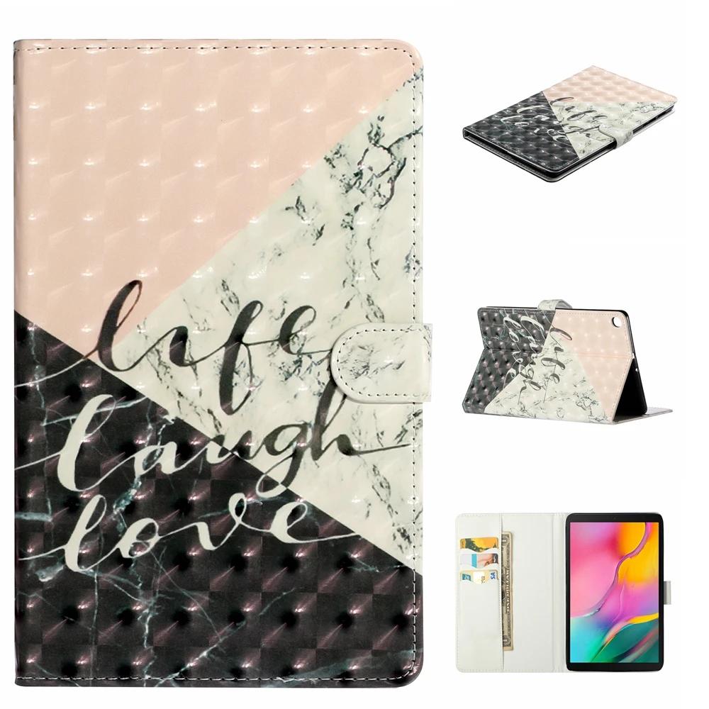 Кожаный чехол для Samsung Galaxy Tab A 10,1 SM-T510 T515 Coque для Galaxy Tab A 10,1 T510 T515 крышка Capa+ пленка+ ручка