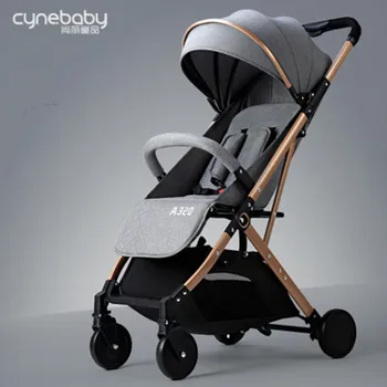 

2020 new cynebaby baby stroller lightweight folding can sit reclining baby umbrella car simple portable children stroller