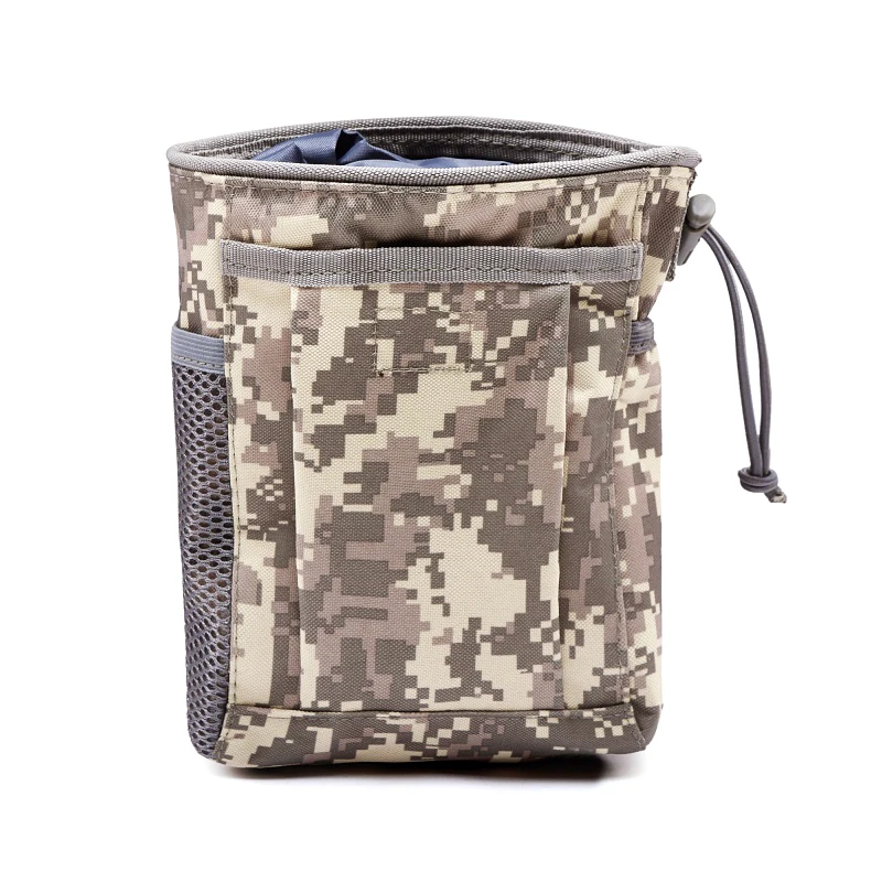 Спортивная поясная сумка Ammo Pouch большой емкости водонепроницаемый долговечный, в стиле милитари Ammo сумка Тактический Журнал Dump Drop Pouch Bag - Цвет: Серый