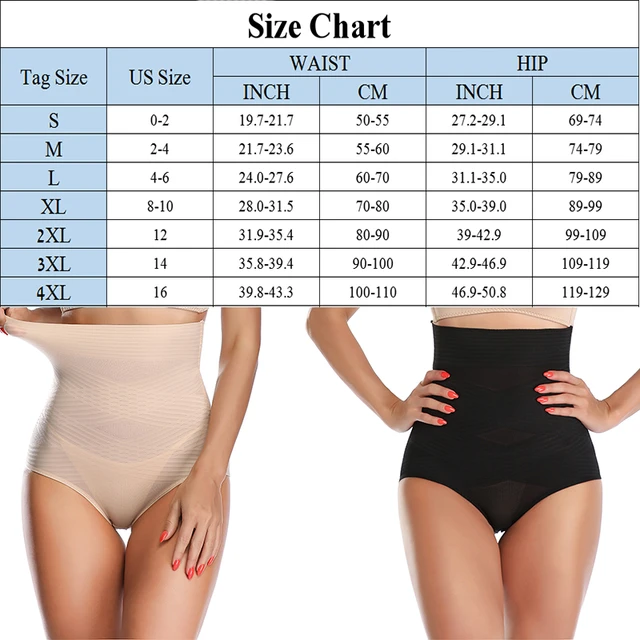 Comprar Bragas moldeadoras de cintura alta para mujer, faja moldeadora de  cuerpo, Control de barriga y vientre, faja adelgazante, ropa interior,  entrenador de cintura