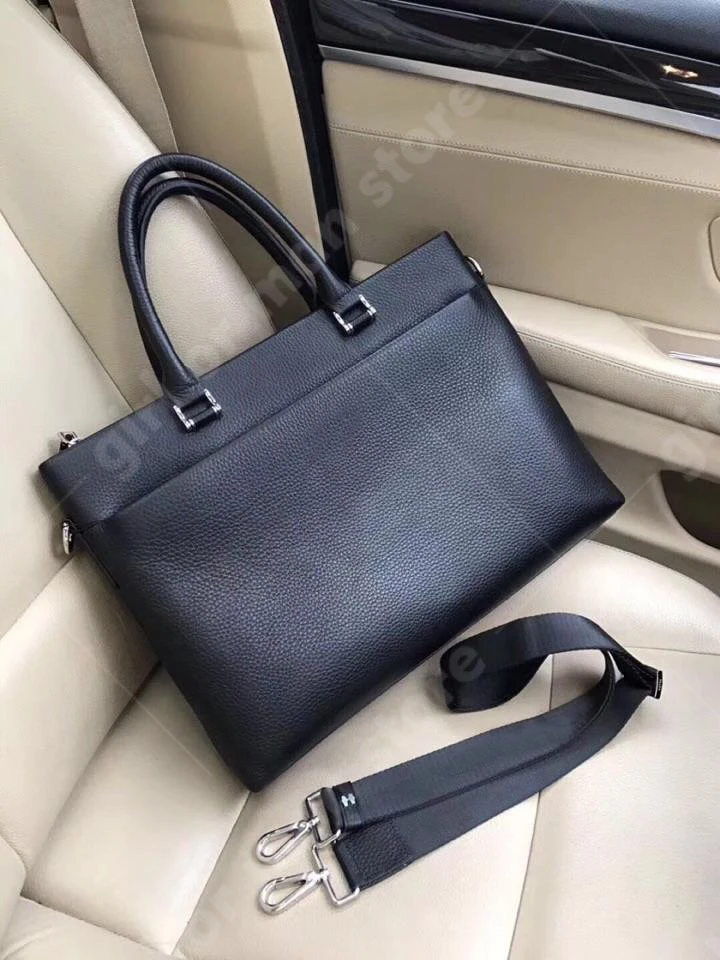 

Fashion handbag briefcase for men girl bags real leather lady bag luxury cowhide package 2019 new 7101-1