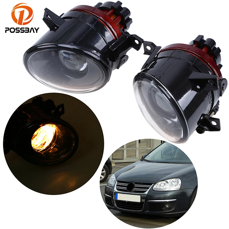 Автомобильные противотуманные фары POSSBAY для VW Jetta/Golf MK5 галогенные передние и